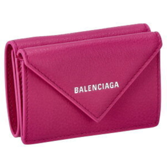 BALENCIAGA PAPIER Tri Wallet Pink - Picture 1 of 6